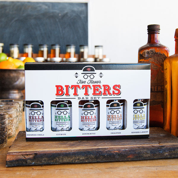 Hella Bitters - Five Flavor Bitters Bar Set
