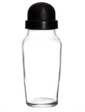 Libbey 19.75 oz. Glass Cocktail Shaker with Black Lid