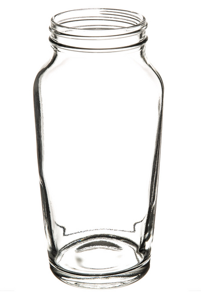 Libbey 19.75 oz. Glass Cocktail Shaker with Black Lid